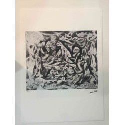 Set de litografía Jackson Pollock 50x70 cm certificado