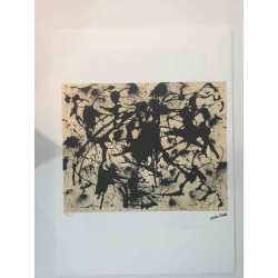 Jackson Pollock Lithografie off set 50x70 cm gecertificeerd
