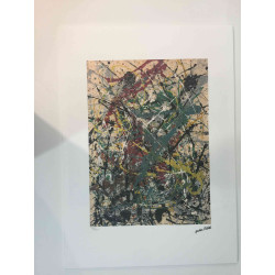 Set de litografía Jackson Pollock 50x70 cm certificado