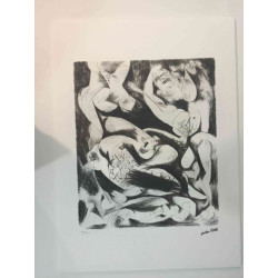 Set de litografía Jackson Pollock 50x70 cm certificado