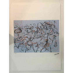 Set de litografía Jackson Pollock 50x70 cm certificado