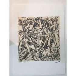 Set de litografía Jackson Pollock 50x70 cm certificado