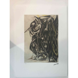 Set de litografía Jackson Pollock 50x70 cm certificado