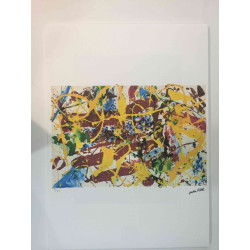 Set de litografía Jackson Pollock 50x70 cm certificado