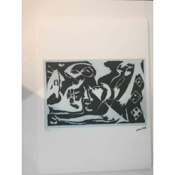 Set de litografía Jackson Pollock 50x70 cm certificado