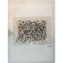 Set de litografía Jackson Pollock 50x70 cm certificado