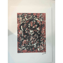 Set de litografía Jackson Pollock 50x70 cm certificado
