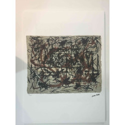 Set de litografía Jackson Pollock 50x70 cm certificado