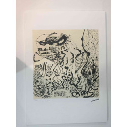 Set de litografía Jackson Pollock 50x70 cm certificado