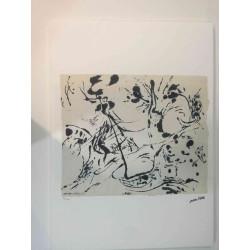 Set de litografía Jackson Pollock 50x70 cm certificado