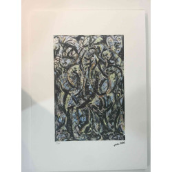 Set de litografía Jackson Pollock 50x70 cm certificado