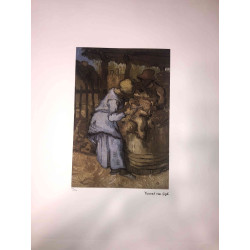 Vincent Willem van Gogh Litografía off set 50x70 cm certificada