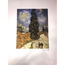 Vincent Willem van Gogh Litografía off set 50x70 cm certificada