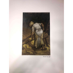 Vincent Willem van Gogh Litografía off set 50x70 cm certificada