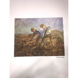 Vincent Willem van Gogh Lithografie off set 50x70 cm gecertificeerd