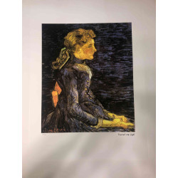 Vincent Willem van Gogh Litografía off set 50x70 cm certificada