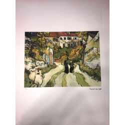 Vincent Willem van Gogh Litografía off set 50x70 cm certificada