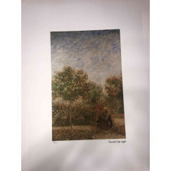 Vincent Willem van Gogh Litografía off set 50x70 cm certificada