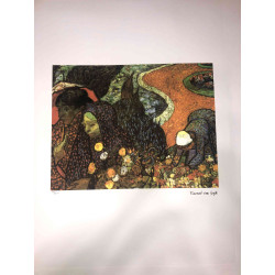 Vincent Willem van Gogh Litografía off set 50x70 cm certificada