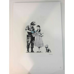 Banksy Lithograph off set 50x70 cm POW edition