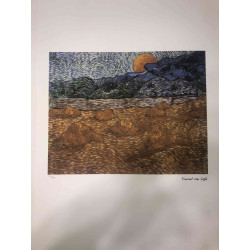 Vincent Willem van Gogh Litografía off set 50x70 cm certificada