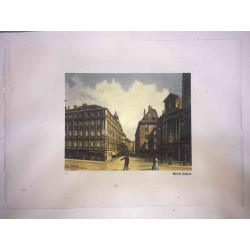 Adolf Hitler litografia off set cm 50x70 timbro del Reich