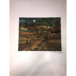 Vincent Willem van Gogh Litografía off set 50x70 cm certificada