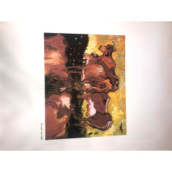 Vincent Willem van Gogh Litografía off set 50x70 cm certificada