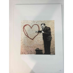 Banksy Lithograph off set 50x70 cm POW edition
