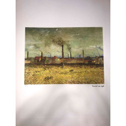 Vincent Willem van Gogh Litografía off set 50x70 cm certificada