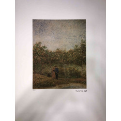 Vincent Willem van Gogh Litografía off set 50x70 cm certificada