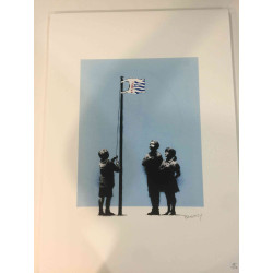 Banksy Lithograph off set 50x70 cm POW edition