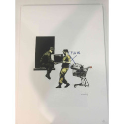 Banksy Lithografie offset 50x70 cm POW-editie