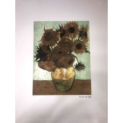 Vincent Willem van Gogh Lithografie off set 50x70 cm gecertificeerd