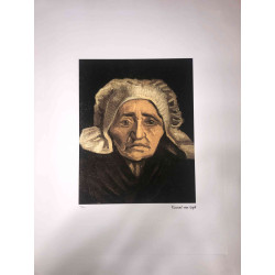 Vincent Willem van Gogh 50x70 cm-ko off-set litografia ziurtagiria