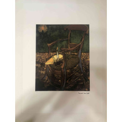 Vincent Willem van Gogh Lithograph off set 50x70 cm certified