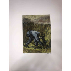 Vincent Willem van Gogh Lithograph off set 50x70 cm certified