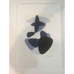 Victor Vasarely Lithographie Offset 35x50 cm zertifiziert