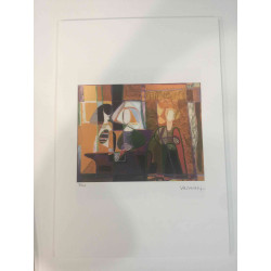 Victor Vasarely Lithographie Offset 35x50 cm zertifiziert