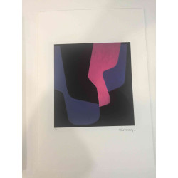 Victor Vasarely Lithografie off set 35x50 cm gecertificeerd