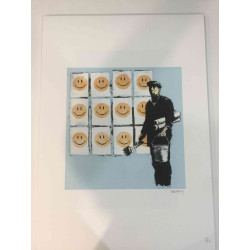 Banksy Lithograph off set 50x70 cm POW edition