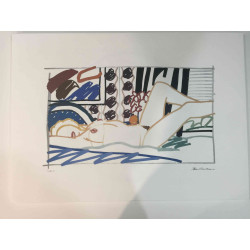 Tom Wesselmann Lithograph off set 50x70 cm certified