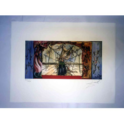 Salvador Dali Lithographie Offset 50x65 cm zertifiziert