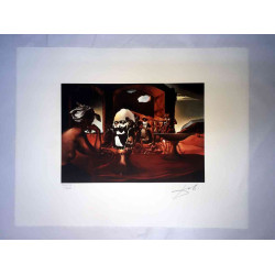 Salvador Dali Lithographie Offset 50x65 cm zertifiziert