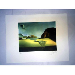 Salvador Dali Lithografie off set 50x65 cm gecertificeerd