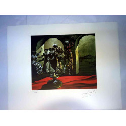 Salvador Dali Lithografie off set 50x65 cm gecertificeerd