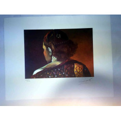 Salvador Dali Lithografie off set 50x65 cm gecertificeerd