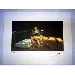 Salvador Dali Lithografie off set 50x65 cm gecertificeerd