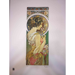 Set de litografía Alphonse Mucha 50x70 cm