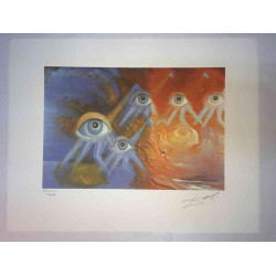 Salvador Dali Lithographie Offset 50x65 cm zertifiziert